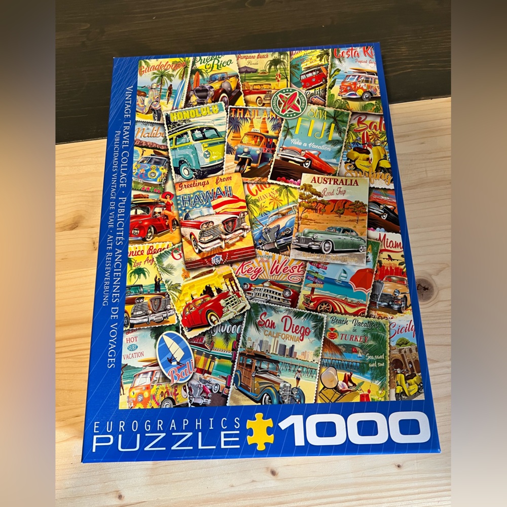 Eurographics Vintage Travel 1,000 Piece Puzzle